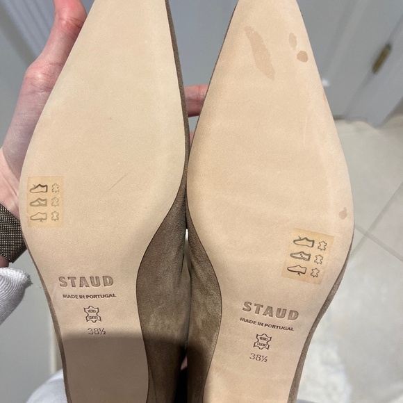 Staud Wally Suede Knee-High Boots in Dune, Size 38.5/8.5 (Brand New) - Picture 4 of 8